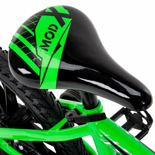 Huffy Mod X Boys Bike - Neon Green Perspective: top