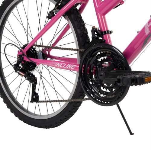 Huffy Incline Girls' Mountain Bike - Pink Perspective: top