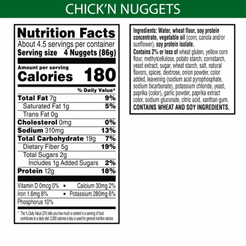 MorningStar Farms® Incogmeato Original Vegan Chicken Nuggets Perspective: top