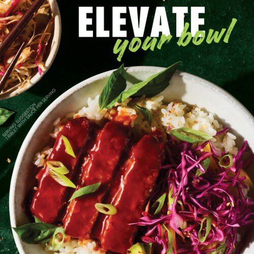 MorningStar Farms® Korean BBQ Vegan Sauced Riblets Perspective: top