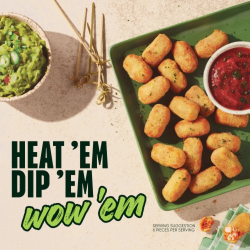 MorningStar Farms® Pepperoni Vegetarian Pizza Bites Perspective: top