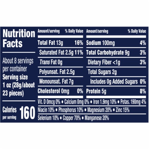 Planters® Deluxe Salted Whole Cashews Perspective: top