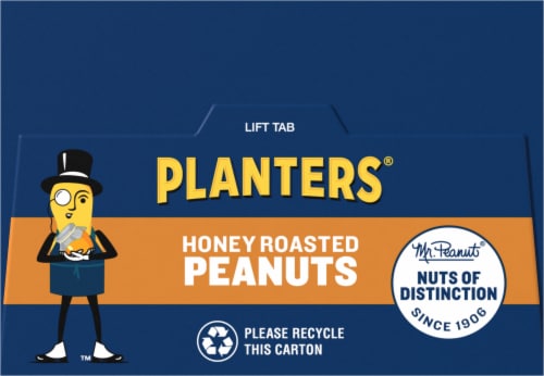 Planters Honey Roasted Peanuts Perspective: top