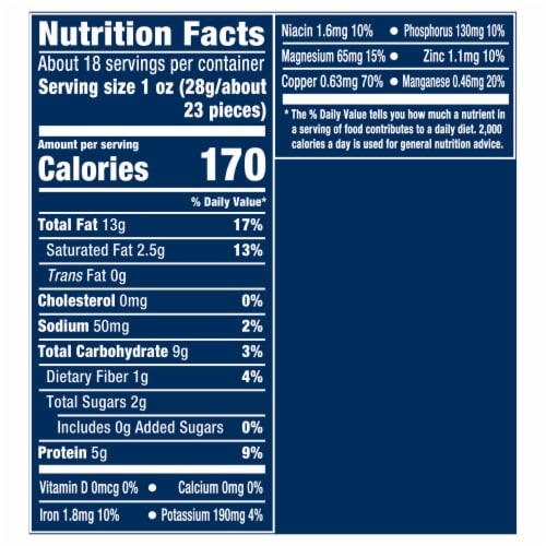 Planters® Deluxe Whole Lightly Salted Cashews Perspective: top