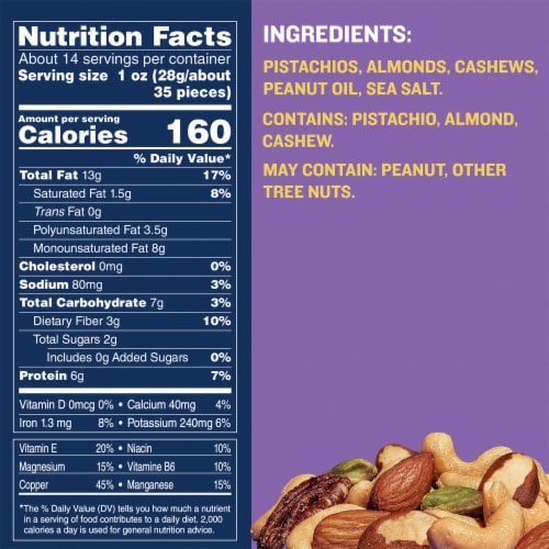 Planters® Deluxe Pistachio Mix Perspective: top