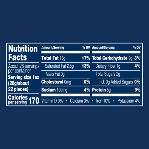 Planters® Deluxe Whole Salted Cashews Perspective: top