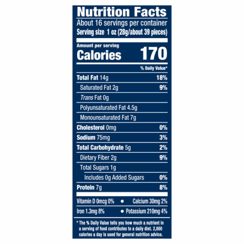 Planters® Dry Roasted Lightly Salted Peanuts Perspective: top