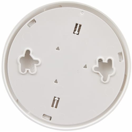 First Alert™ Battery Operated 9V Photoelectric Slim Round Smoke Alarm Perspective: top