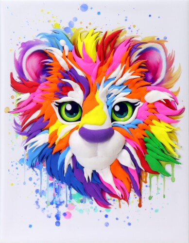 Tara Toy Sensory Clay By Number Kit - Lion Perspective: top