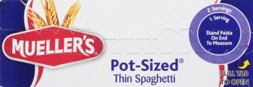 Mueller's Pot-Sized Thin Spaghetti Perspective: top