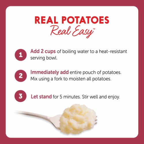Idahoan® Baby Reds® Brand Mashed Potatoes Perspective: top