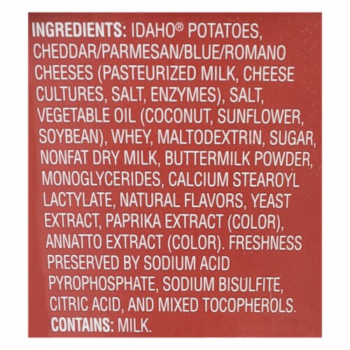 Idahoan® Four Cheese Mashed Potatoes Cup Perspective: top