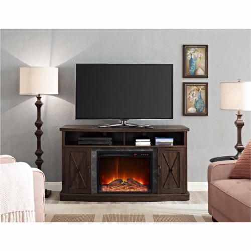 Barrow Creek Electric Fireplace TV Stand for TVs up to 60