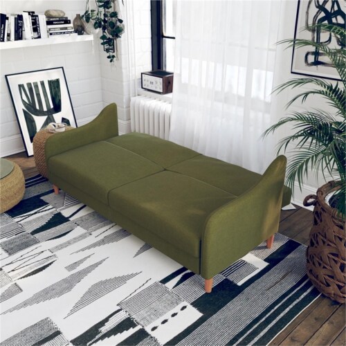 Small shop green sectional