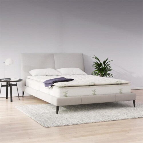 Signature Sleep 10 Inch Hybrid Coil Mattress Bamboo Fabric Pillow Top in Queen 1 Fry s Food Stores