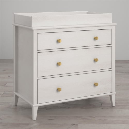 Little Seeds Monarch Hill Poppy 3 Drawer Changing Table with 2 Sets of Knobs Ivory Oak 19.09 x 35.59 x 36.07 Mariano s