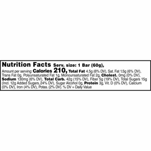 Quaker Chewy® Baked Squares Apple Cinnamon Granola Bar Perspective: top