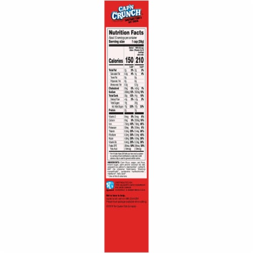 Cap'n Crunch Cereal Perspective: top