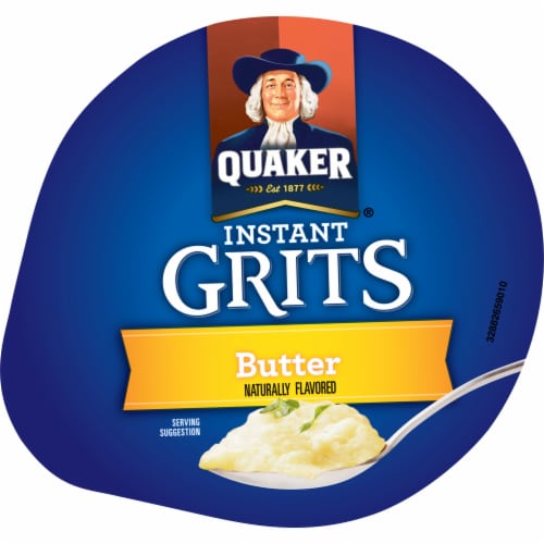 Quaker® Instant Grits Butter Flavored Breakfast Express Cup Perspective: top