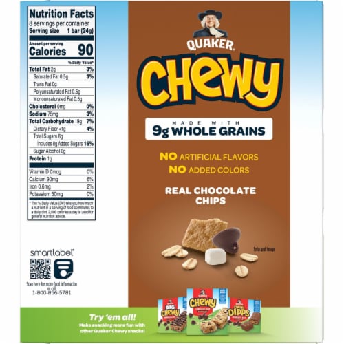 Quaker Chewy® S'Mores Granola Bars Perspective: top