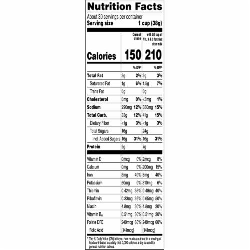 Cap'n Crunch® Original Bag Cereal Perspective: top