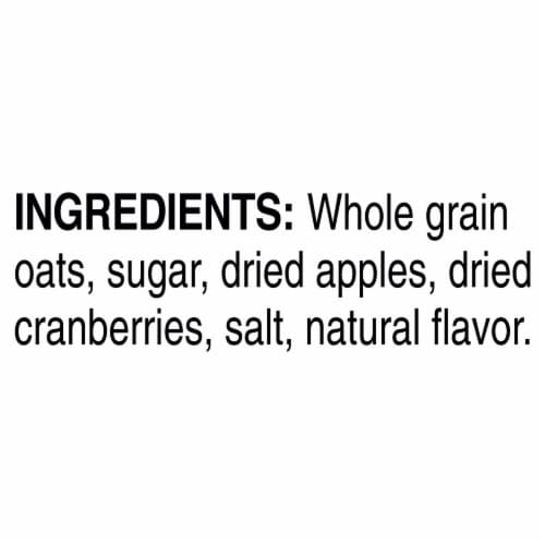 Quaker® Apples & Cranberries Instant Oatmeal Perspective: top