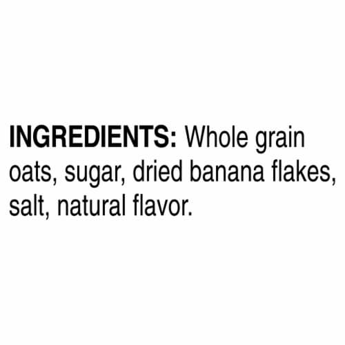 Quaker® Banana & Maple Instant Oatmeal Perspective: top