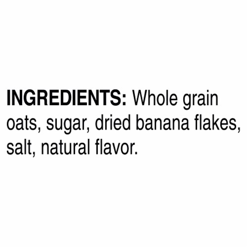 Quaker® Banana & Maple Instant Oatmeal Perspective: top