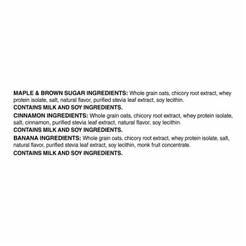 Quaker® Fiber & Protein Instant Oatmeal Variety Pack Perspective: top