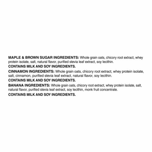 Quaker® Fiber & Protein Instant Oatmeal Variety Pack Perspective: top