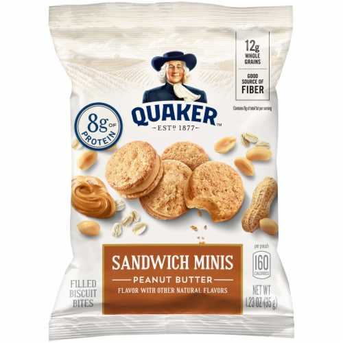 Quaker Peanut Butter Sandwich Minis Perspective: top