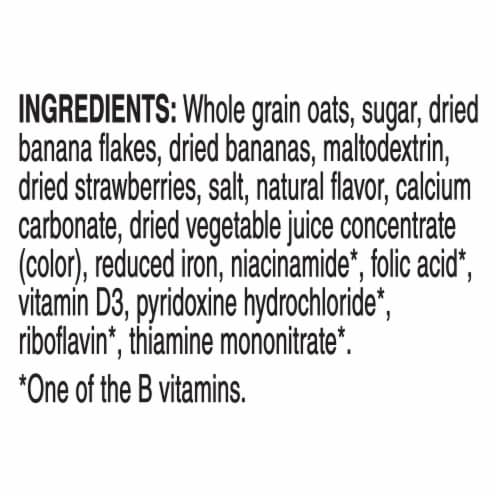 Quaker® Strawberry Banana Instant Oatmeal Perspective: top