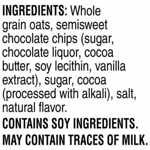 Quaker Chocolate Flavor Instant Oatmeal Perspective: top