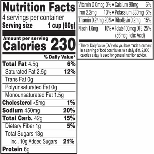 Pearl Milling Company Pancake Cups Chocolate Chip Perspective: top