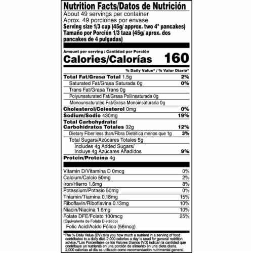 Pearl Milling Company Complete Pancake & Waffle Mix Original Perspective: top