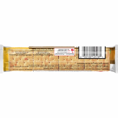 Keebler® Toast and Peanut Butter Big Snack Pack Sandwich Snack Crackers Perspective: top