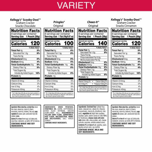 Kellogg's Variety Pack Sweet and Salty Perspective: top