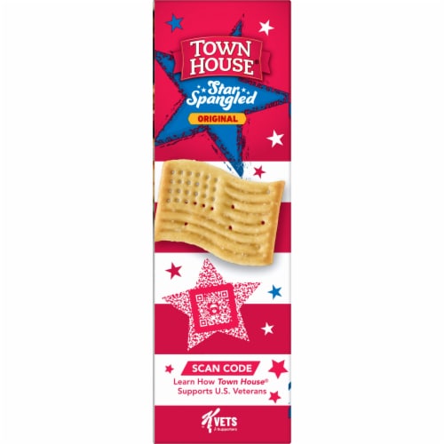 Town House® Original Star-Spangled Snack Crackers Perspective: top
