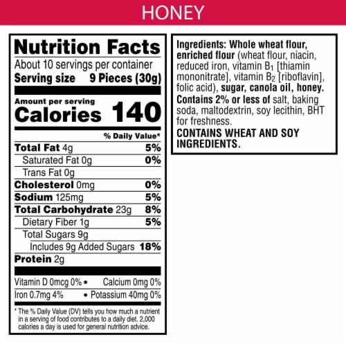 Kellogg's SCOOBY-DOO! Honey Baked Graham Cracker Snacks Perspective: top