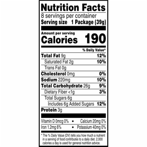 Keebler PB and J Sandwich Crackers Perspective: top
