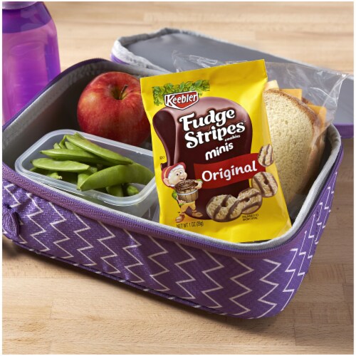 Keebler Fudge Stripes Original Minis Cookies Perspective: top