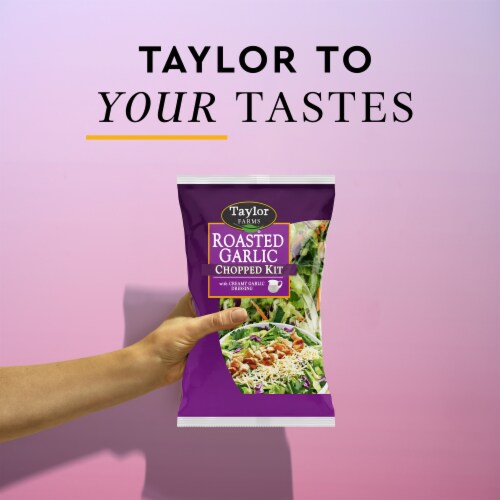 Taylor Farms® Roasted Garlic Chopped Salad Kit Bag Perspective: top