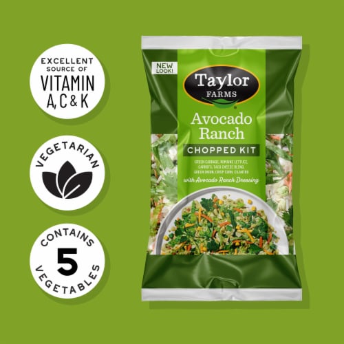 Taylor Farms® Avocado Ranch Chopped Salad Kit Perspective: top