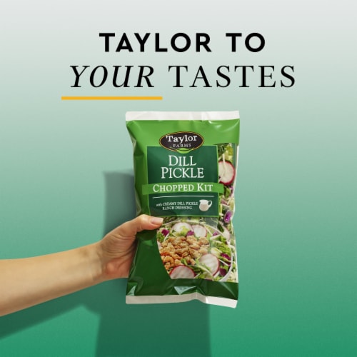 Taylor Farms® Dill Pickle Chopped Salad Kit Bag Perspective: top