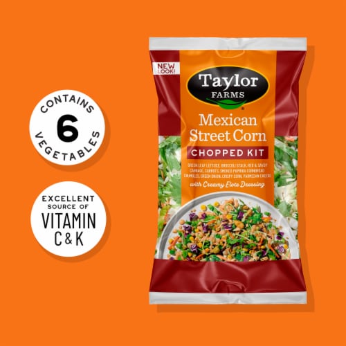 Taylor Farms® Mexican Street Corn Chopped Salad Kit Perspective: top