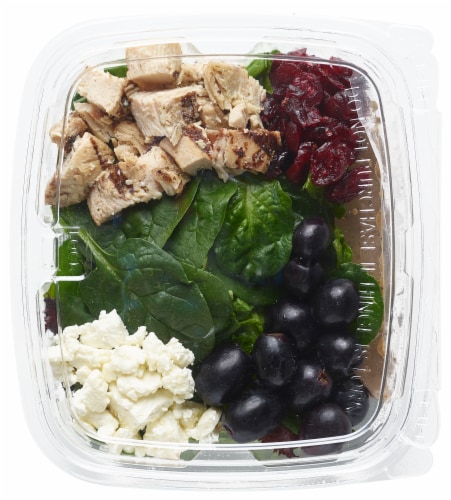 Taylor Farms Grilled Chicken Spinach Salad Perspective: top