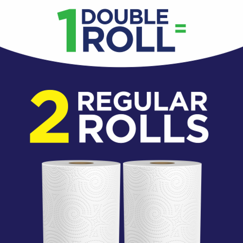 Sparkle® Tear-A-Square® Customizable Sheet Size Paper Towels Double Rolls Perspective: top