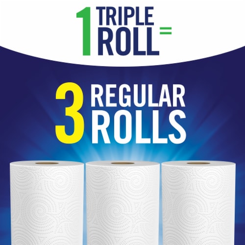 Sparkle® Tear-A-Square® Paper Towel Triple Rolls Perspective: top
