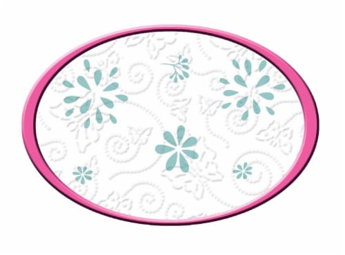 Angel Soft Pretty Prints Bath Tissue Perspective: top
