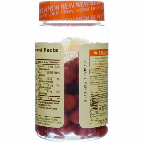 Sundown Naturals Women's Multivitamin Raspberry Flavored Gummies Perspective: top